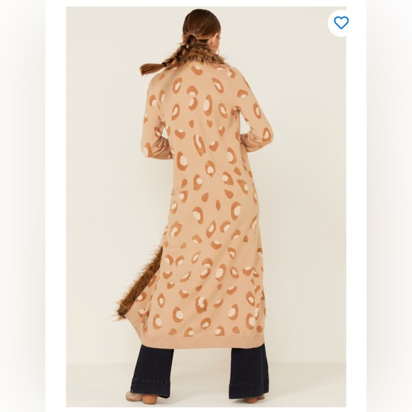 Show Me Your Mumu Womens Leopard Langston Cardigan Small - Picture 9 of 10